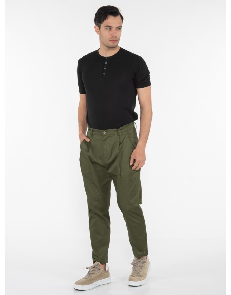 OVER-D T-shirt νημάτινο OM549MG Μαύρο OVER-D - 9