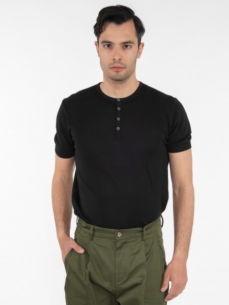 OVER-D T-shirt νημάτινο OM549MG Μαύρο OVER-D - 10