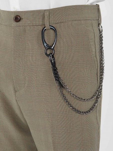 OVER-D Chino Παντελόνι OE1S2S3P10 Λαδί - Μαύρο OVER-D - 5