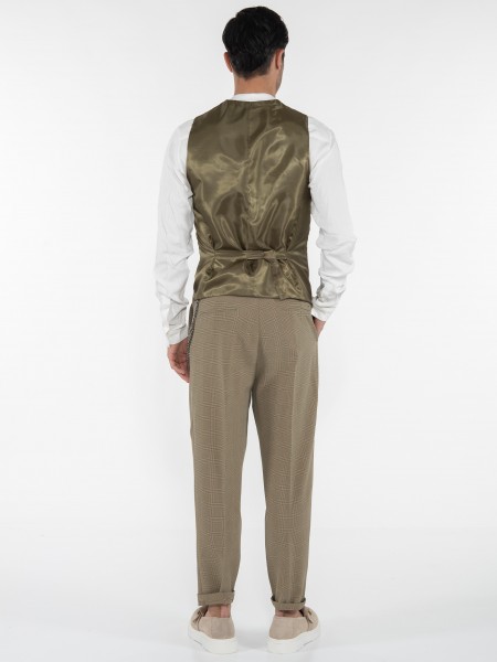 OVER-D Chino Παντελόνι OE1S2S3P10 Λαδί - Μαύρο OVER-D - 12