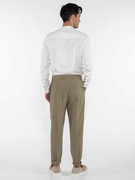 OVER-D Chino Παντελόνι OE1S2S3P10 Λαδί - Μαύρο OVER-D - 10