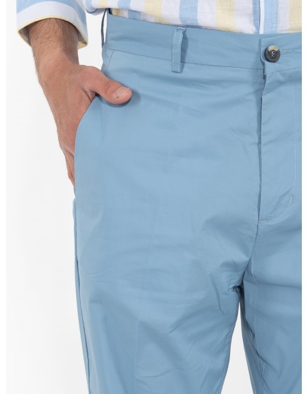 OVER-D Chino Παντελόνι OE1S2S3P03 Γαλάζιο OVER-D - 5