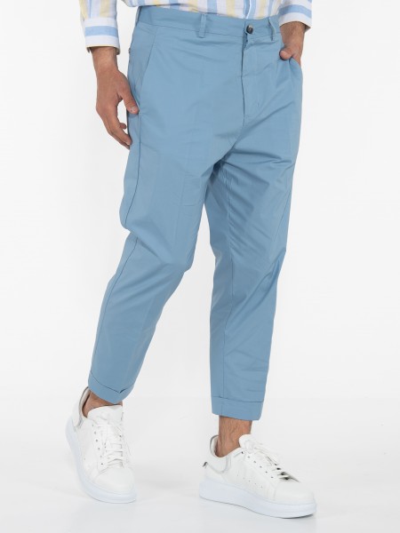 OVER-D Chino Παντελόνι OE1S2S3P03 Γαλάζιο OVER-D - 3