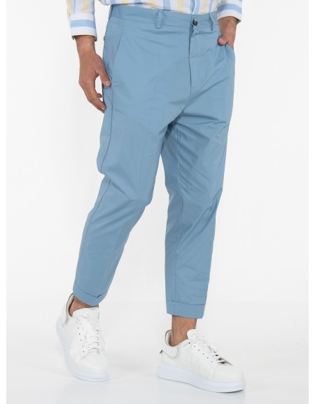 OVER-D Chino Παντελόνι OE1S2S3P03 Γαλάζιο OVER-D - 3