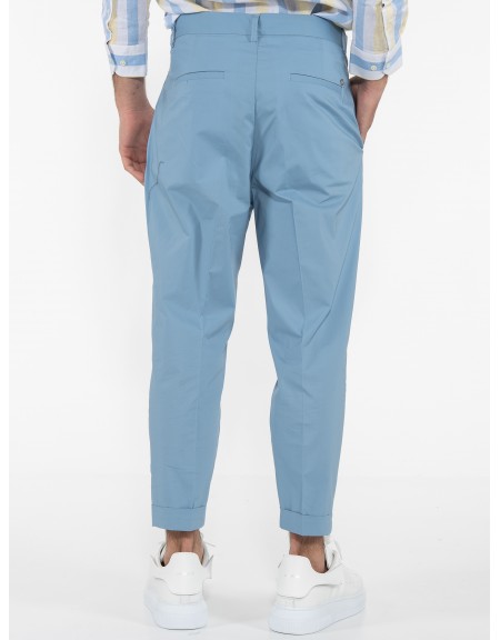 OVER-D Chino Παντελόνι OE1S2S3P03 Γαλάζιο OVER-D - 2