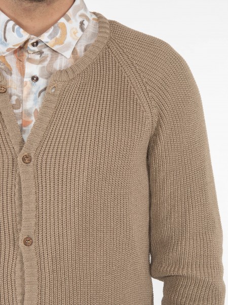 XAGON MAN Cotton cardigan 1J22303 Beige XAGON MAN - 5