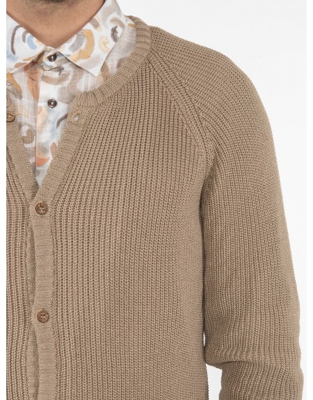 XAGON MAN Cotton cardigan 1J22303 Beige XAGON MAN - 5