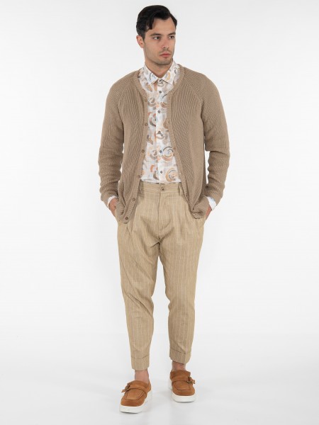 XAGON MAN Cotton cardigan 1J22303 Beige XAGON MAN - 6