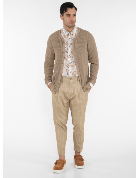 XAGON MAN Cotton cardigan 1J22303 Beige XAGON MAN - 6