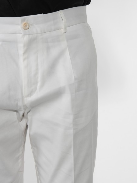 OVER-D Chino Παντελόνι OE1S2S3P02 Λευκό OVER-D - 5