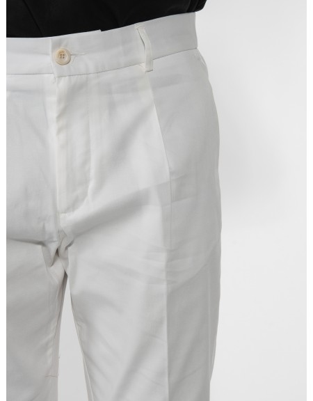 OVER-D Chino Παντελόνι OE1S2S3P02 Λευκό OVER-D - 5