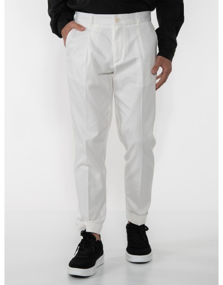 OVER-D Chino Παντελόνι OE1S2S3P02 Λευκό OVER-D - 10