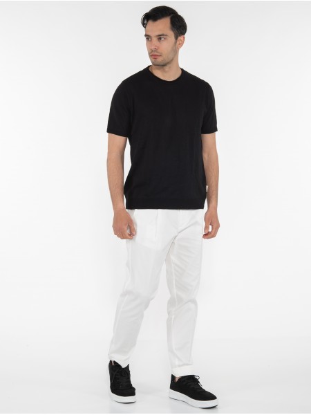 OVER-D T-shirt νημάτινο OT1S2S2M07 Μαύρο OVER-D - 7