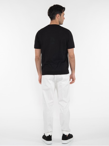 OVER-D T-shirt νημάτινο OT1S2S2M07 Μαύρο OVER-D - 8