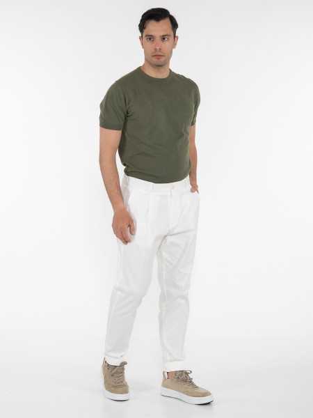 OVER-D T-shirt yarn OM547MG Khaki OVER-D - 7