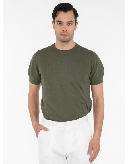 OVER-D T-shirt yarn OM547MG Khaki OVER-D - 1