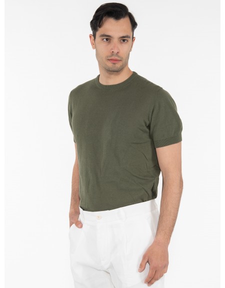 OVER-D T-shirt yarn OM547MG Khaki OVER-D - 4