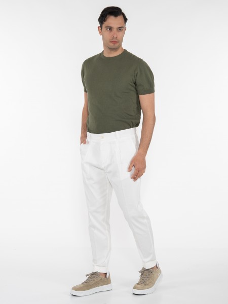 OVER-D T-shirt yarn OM547MG Khaki OVER-D - 9