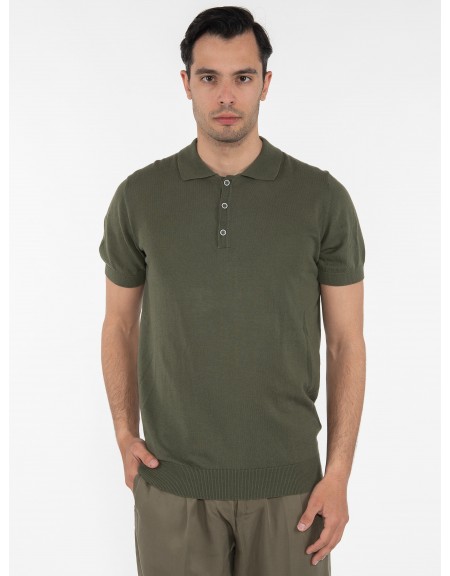 OVER-D T-shirt Polo thread OM546MG Khaki OVER-D - 10