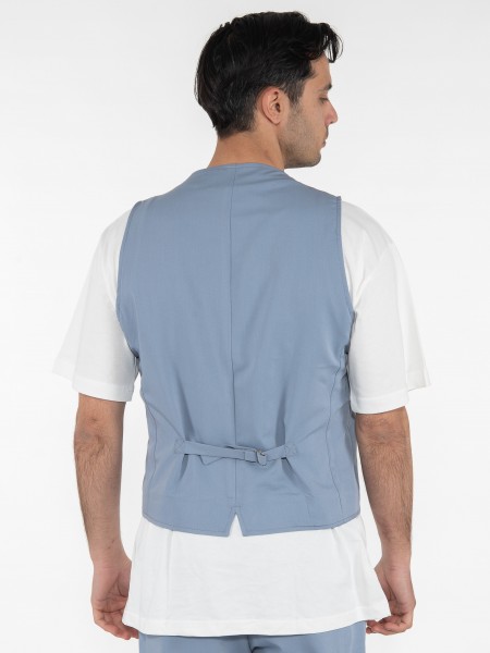 OVER-D Γιλέκο blazer OE1S2S3I03 Γαλάζιο OVER-D - 2