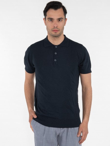 OVER-D T-shirt Polo νημάτινο OM546MG Μπλε OVER-D - 1