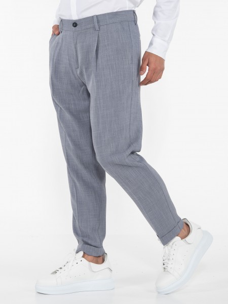 OVER-D Chino Παντελόνι OE1S2S3P29 Μπλε - Γαλάζιο OVER-D - 4