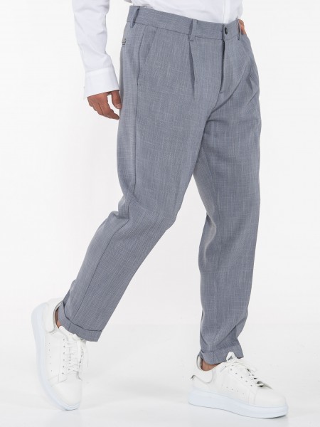 OVER-D Chino Παντελόνι OE1S2S3P29 Μπλε - Γαλάζιο OVER-D - 3