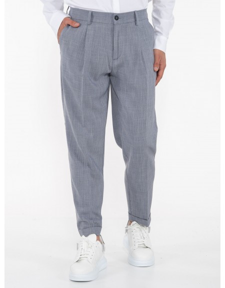 OVER-D Chino Παντελόνι OE1S2S3P29 Μπλε - Γαλάζιο OVER-D - 12