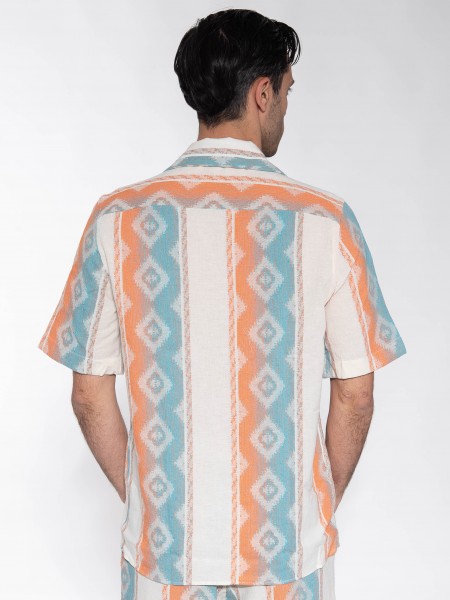 XAGON MAN Πουκάμισο κοντομάνικο P23042AVERDU Εμπριμέ XAGON MAN - 2