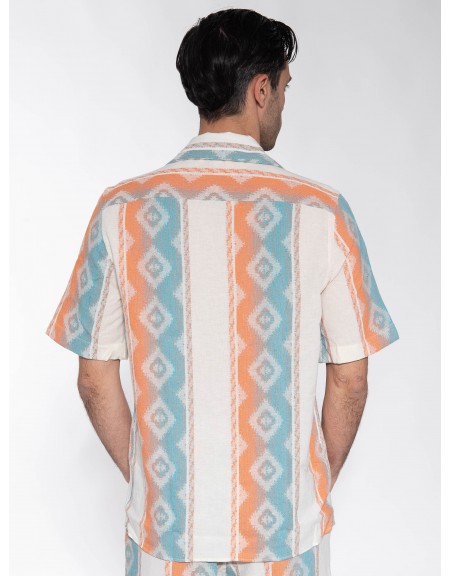 XAGON MAN Πουκάμισο κοντομάνικο P23042AVERDU Εμπριμέ XAGON MAN - 2