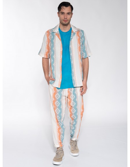 XAGON MAN Πουκάμισο κοντομάνικο P23042AVERDU Εμπριμέ XAGON MAN - 10