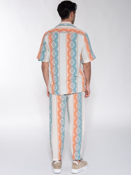 XAGON MAN Πουκάμισο κοντομάνικο P23042AVERDU Εμπριμέ XAGON MAN - 12