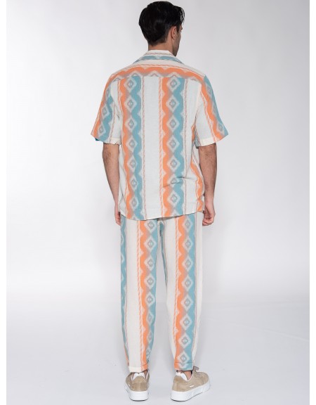 XAGON MAN Πουκάμισο κοντομάνικο P23042AVERDU Εμπριμέ XAGON MAN - 12