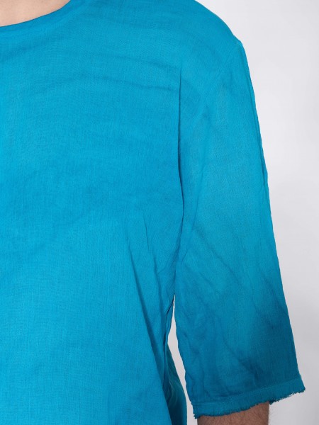 XAGON MAN T-shirt P23082JX2408 Μπλε ρουά XAGON MAN - 5