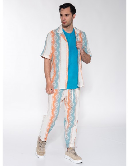 XAGON MAN T-shirt P23082JX2408 Μπλε ρουά XAGON MAN - 8