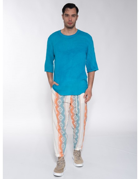 XAGON MAN T-shirt P23082JX2408 Μπλε ρουά XAGON MAN - 7