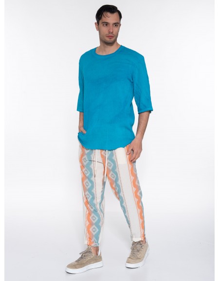 XAGON MAN T-shirt P23082JX2408 Μπλε ρουά XAGON MAN - 10