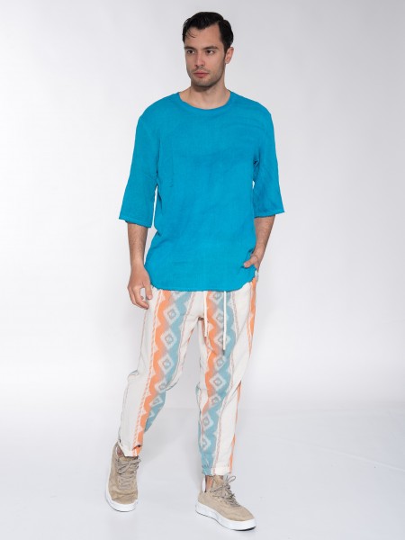 XAGON MAN T-shirt P23082JX2408 Μπλε ρουά XAGON MAN - 11