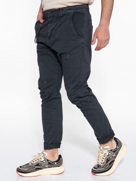 XAGON MAN Παντελόνι πεντάτσεπο P23031CR4015 Μαύρο XAGON MAN - 4