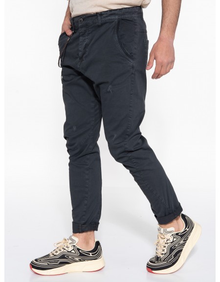 XAGON MAN Παντελόνι πεντάτσεπο P23031CR4015 Μαύρο XAGON MAN - 4