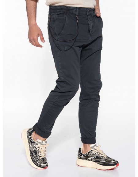 XAGON MAN Παντελόνι πεντάτσεπο P23031CR4015 Μαύρο XAGON MAN - 3