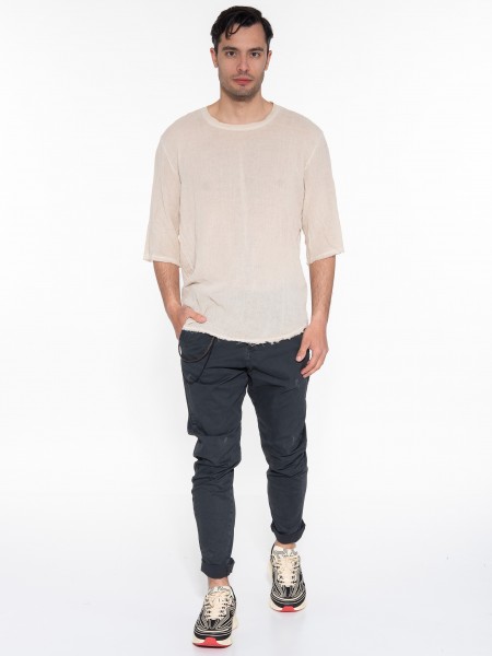 XAGON MAN Παντελόνι πεντάτσεπο P23031CR4015 Μαύρο XAGON MAN - 6