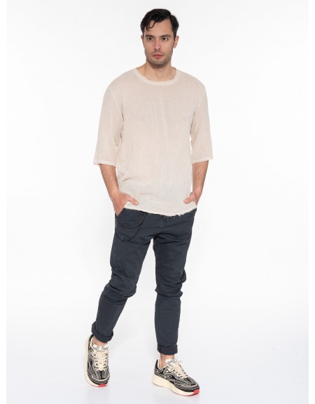 XAGON MAN Παντελόνι πεντάτσεπο P23031CR4015 Μαύρο XAGON MAN - 7