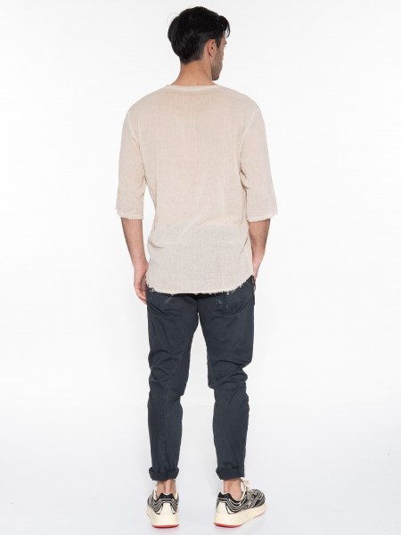 XAGON MAN Παντελόνι πεντάτσεπο P23031CR4015 Μαύρο XAGON MAN - 8