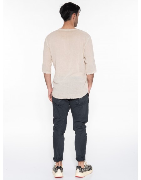 XAGON MAN Παντελόνι πεντάτσεπο P23031CR4015 Μαύρο XAGON MAN - 8