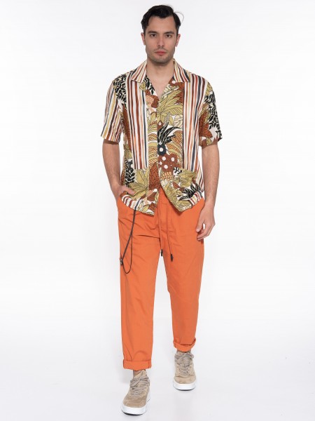 XAGON MAN Παντελόνι P23031CR4017 Πορτοκαλί XAGON MAN - 6