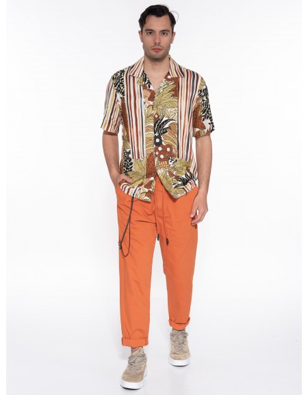 XAGON MAN Παντελόνι P23031CR4017 Πορτοκαλί XAGON MAN - 6