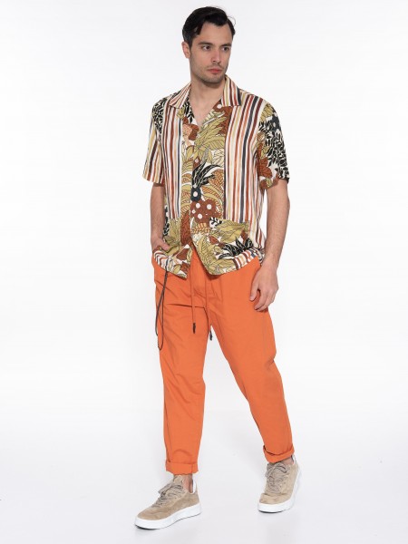 XAGON MAN Παντελόνι P23031CR4017 Πορτοκαλί XAGON MAN - 9