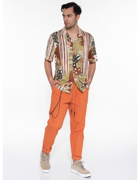 XAGON MAN Παντελόνι P23031CR4017 Πορτοκαλί XAGON MAN - 7