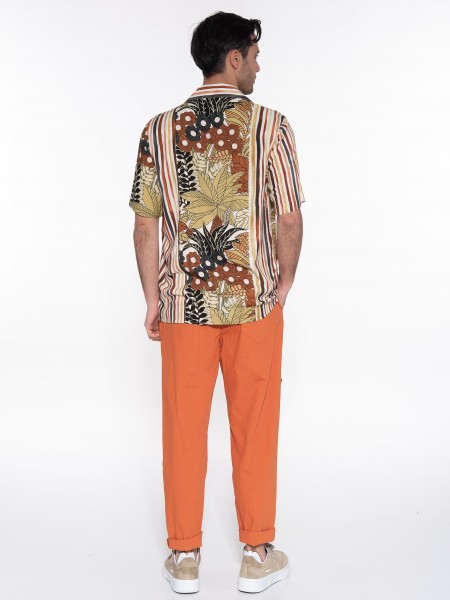 XAGON MAN Pants P23031CR4017 Orange XAGON MAN - 8